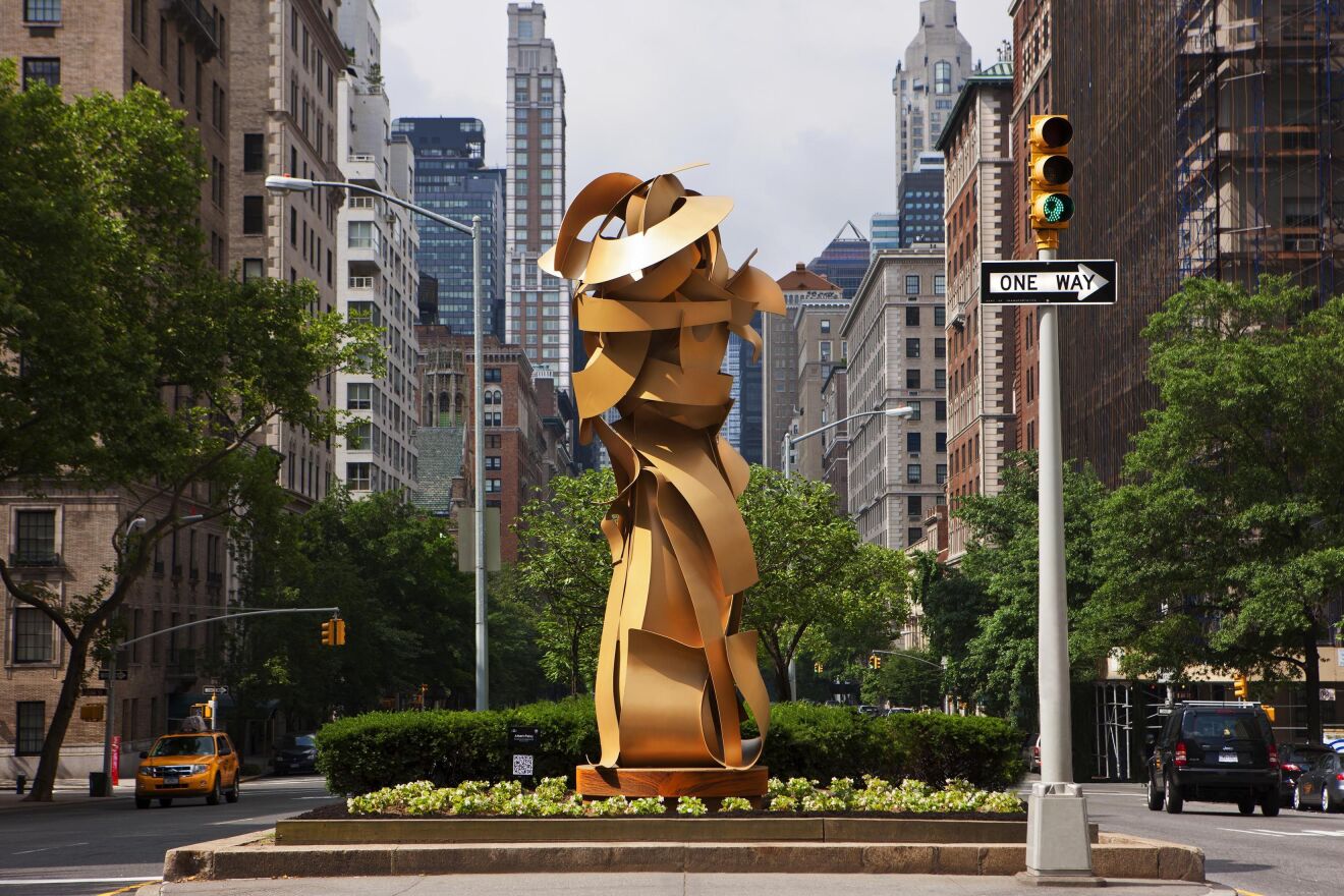 One of the sculptures that was part of Paley's project for Park Avenue in NYC